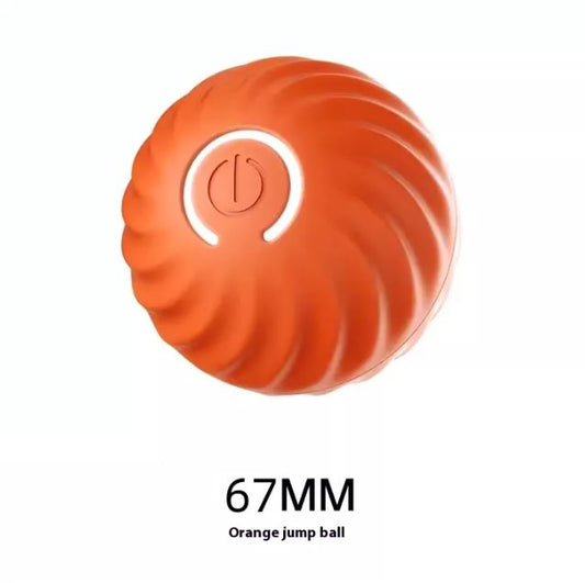 Rubber dog ball toy from NOVAELITE.COM, durable pet toy for dogs, colorful and suitable for chewing and fetching activities.